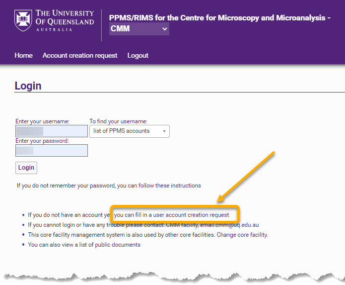 Login to RIMS Systems Training Hub University of Queensland